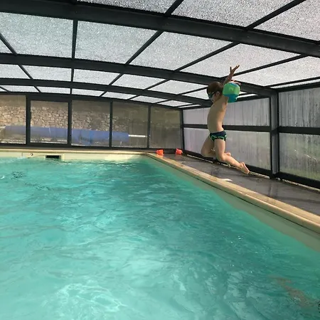 Nyaraló Maison 4ch Avec Piscine Couverte Chauffee Saint-Mars-du-Desert (Mayenne)